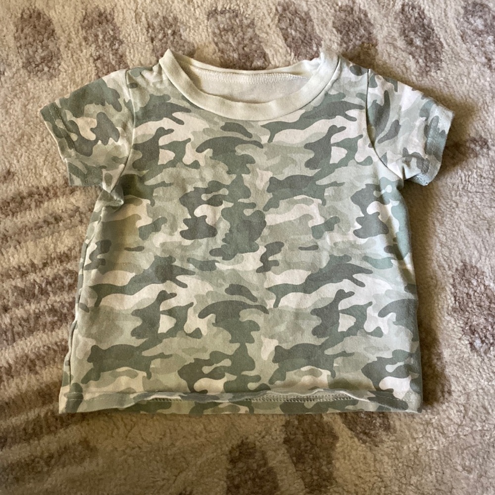 12 month camo Tshirt